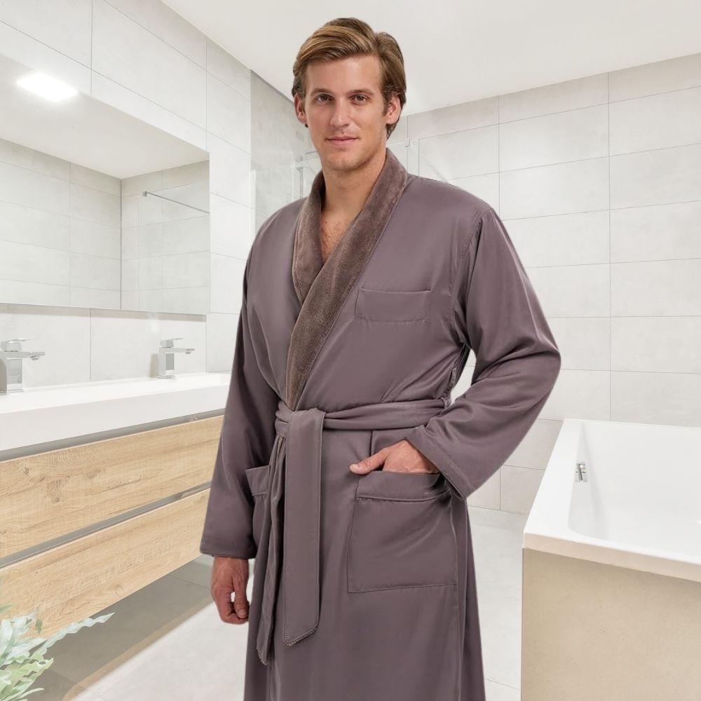 A plush bathrobe from the Bathrobe Company range