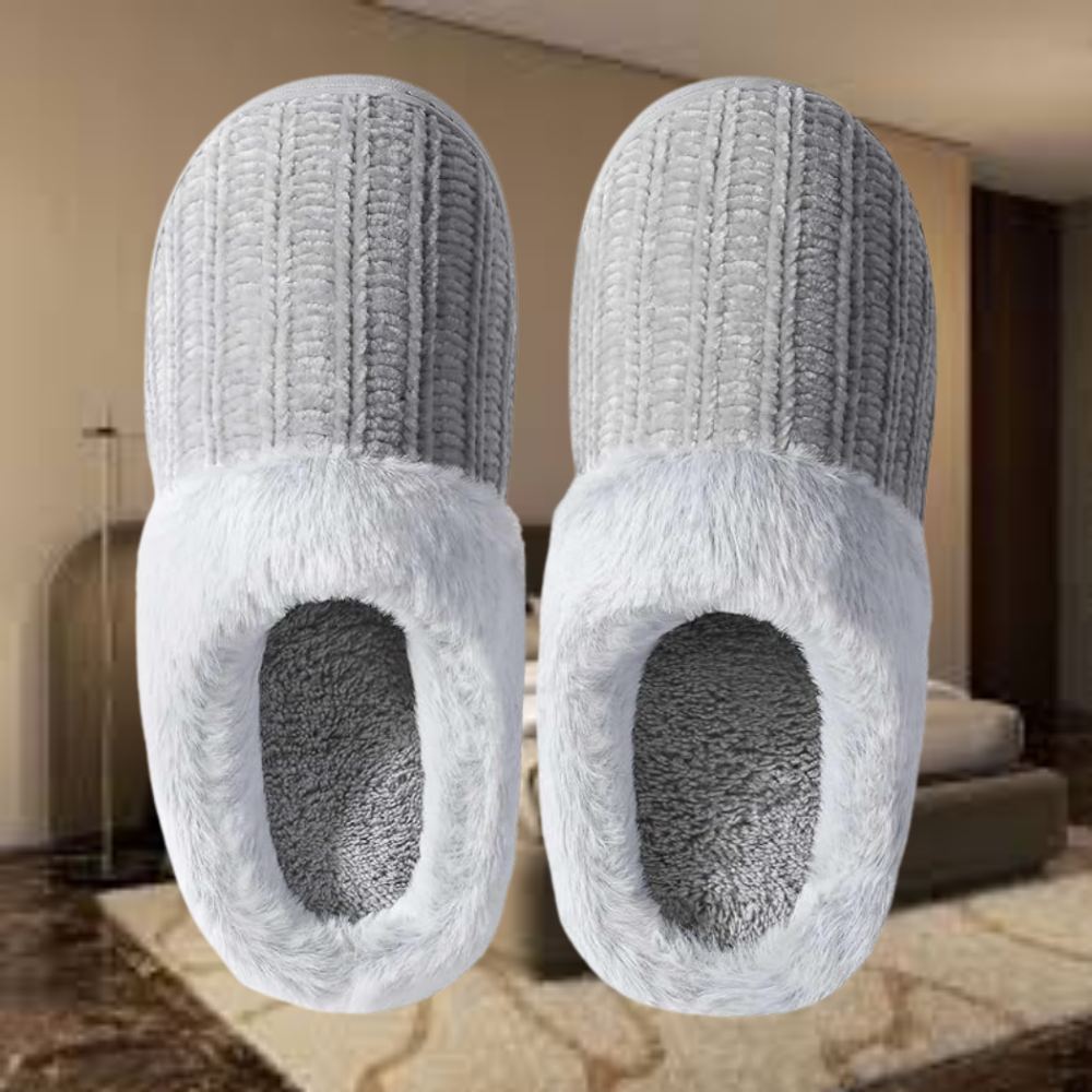 Memory foam fuzzy slippers, one of the accessories in the range